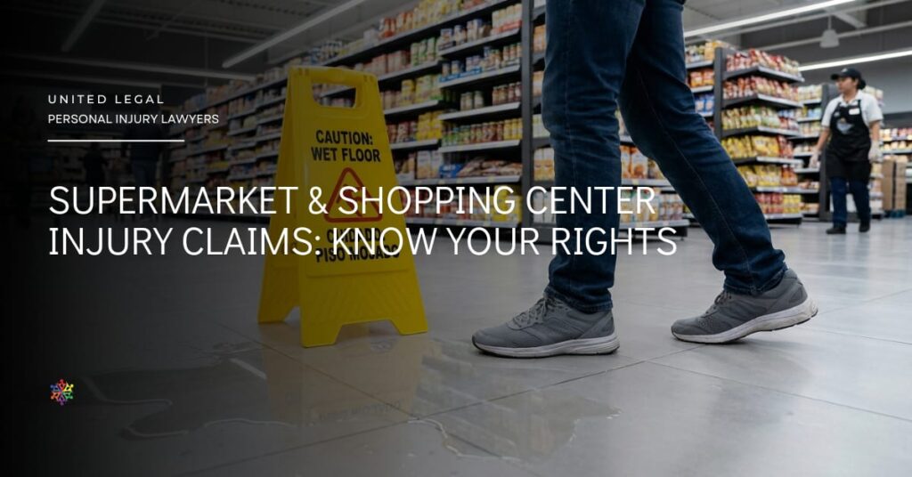 Supermarket injury claims