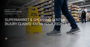 Supermarket injury claims
