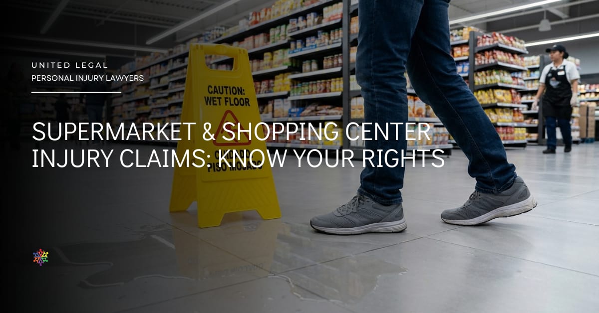Supermarket injury claims