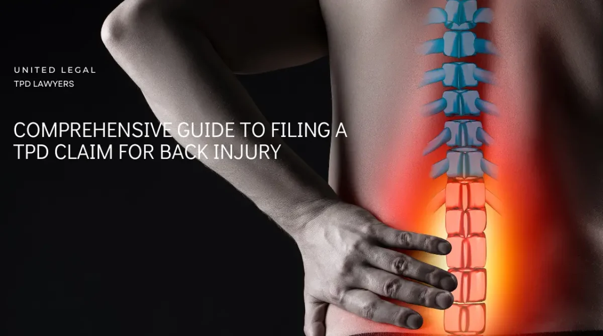 TPD claim for Back Injury
